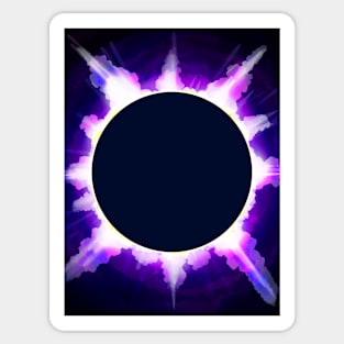 Total Solar Eclipse Illustrated Sticker